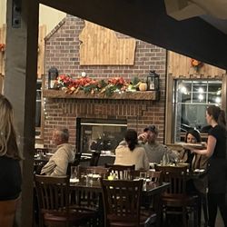 Radicci's Italian Bistro - Fireplace in main dining area.