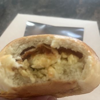 Pop's Bun Shop - Egg, cheese, tomato chutney kolache. - Bakeries Near Me - Philadelphia, Pennsylvania Pop's Bun Shop - Egg, cheese, tomato chutney kolache. - Bakeries Near Me - Philadelphia, Pennsylvania