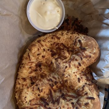 The Malted Barley - Asiago Parmasian pretzel with beer cheese - Pretzels Near Me - Providence, Rhode Island The Malted Barley - Asiago Parmasian pretzel with beer cheese - Pretzels Near Me - Providence, Rhode Island