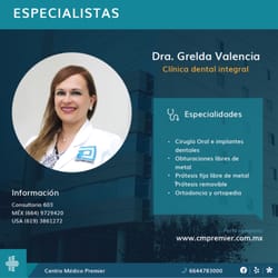 Centro Médico Premier - Dra. Grelda Valencia - Dentista