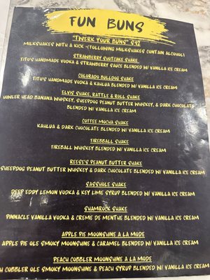 Menu photo 6 Fun Buns Spring Branch, TX