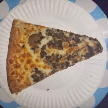 Rosaria's Pizza - Alfredo's mushroom & cheese pizza slice. - Pizza Near Me - San Diego, California Rosaria's Pizza - Alfredo's mushroom & cheese pizza slice. - Pizza Near Me - San Diego, California