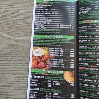 Brother's Pizza - Menu 5 - Pizza Near Me - Las Vegas, Nevada Brother's Pizza - Menu 5 - Pizza Near Me - Las Vegas, Nevada