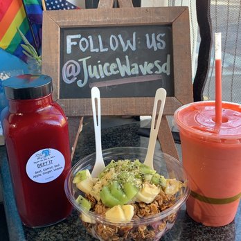 Juice Wave - Beet it juice, mini açaí bowl and vitamin sea smoothie! - Juice Bars & Smoothies Near Me - San Diego, California Juice Wave - Beet it juice, mini açaí bowl and vitamin sea smoothie! - Juice Bars & Smoothies Near Me - San Diego, California