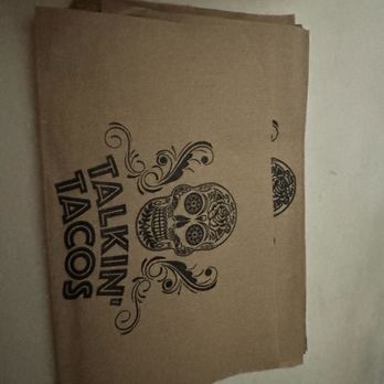 Talkin' Tacos Dallas - Napkins w/logo - Juice Bars & Smoothies Near Me - Plano, Texas