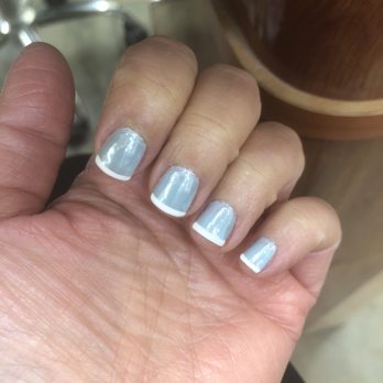 Utopia Nail & Spa - Chrome with tips - Nail Salons Near Me - Gardena, California