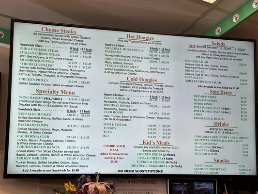 Menu photo 3 The Original Hoagie Shop Tempe, AZ Menu photo 3 The Original Hoagie Shop Tempe, AZ
