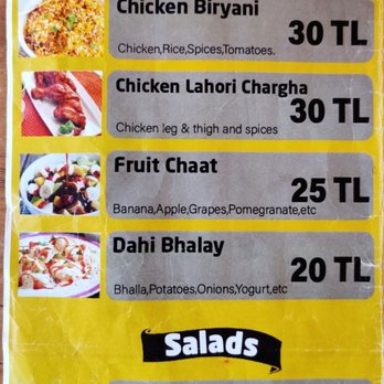 Ali Baba Büfe Pakistani Restaurant Taksim - Menu - Himalayan/Nepalese Near Me - İstanbul, 34