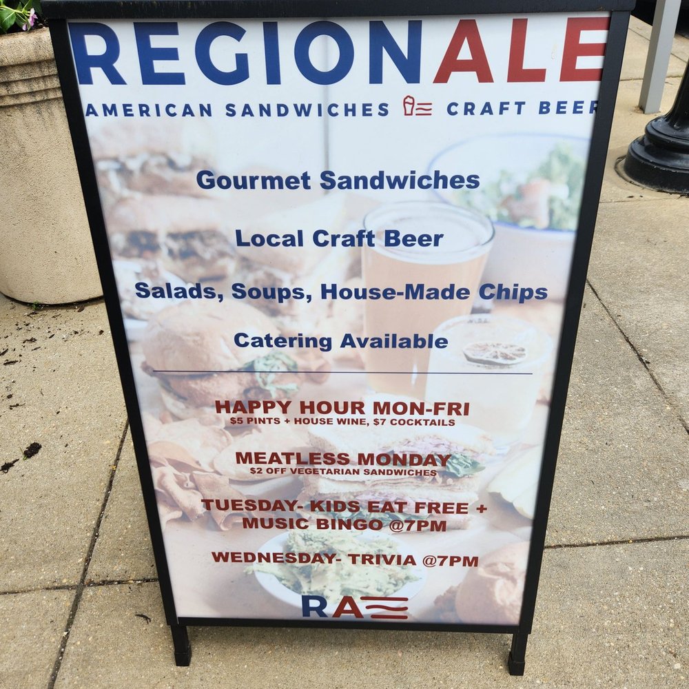 RegionAle - Outside Sign - Sandwiches Near Me - Annapolis, Maryland RegionAle - Outside Sign - Sandwiches Near Me - Annapolis, Maryland