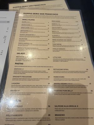 Menu photo 3 Doppio Zero San Francisco San Francisco, CA