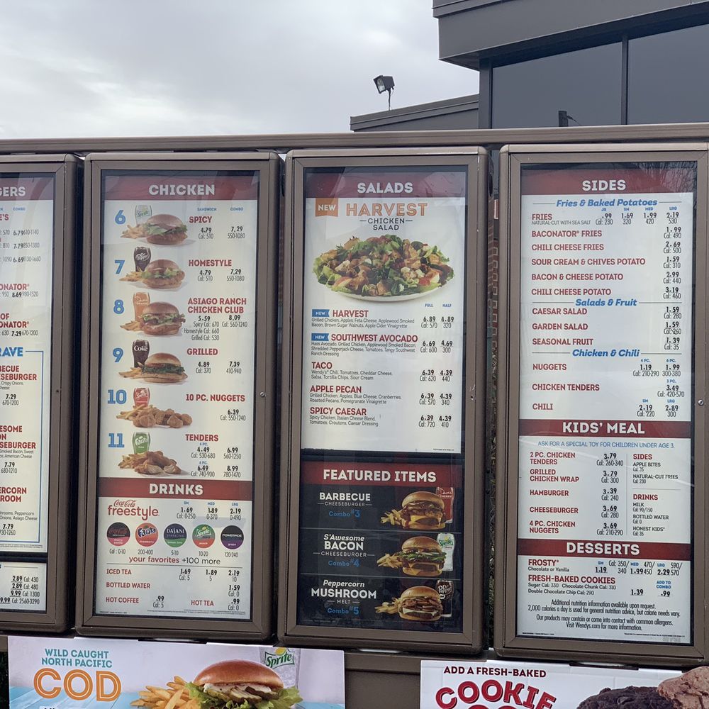 Wendy's - Menu - Fast Food Near Me - Saint Louis, Missouri