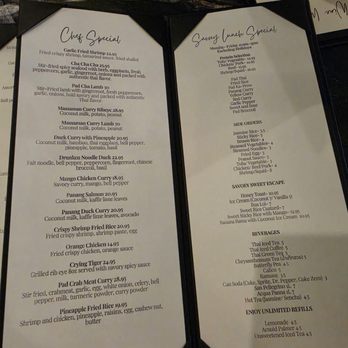 Savoey Thai Eatery - Menu 5/22/2026 - Thai Near Me - Las Vegas, Nevada