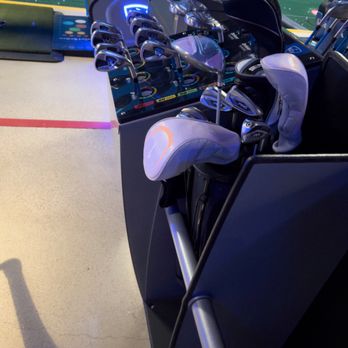 Topgolf - You can bring your own clubs or the whole golf bag instead of using their clubs (which are provided). - New American Near Me - Austin, Texas Topgolf - You can bring your own clubs or the whole golf bag instead of using their clubs (which are provided). - New American Near Me - Austin, Texas
