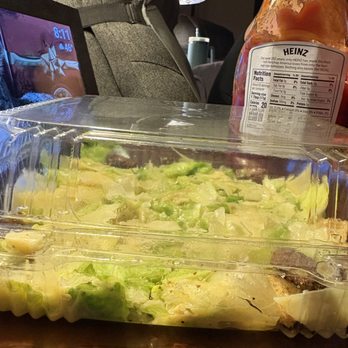 Chick-a-dee of Lewiston - Soaked salad! Didn't open it and didn't eat it! - New American Near Me - Lewiston, Maine Chick-a-dee of Lewiston - Soaked salad! Didn't open it and didn't eat it! - New American Near Me - Lewiston, Maine