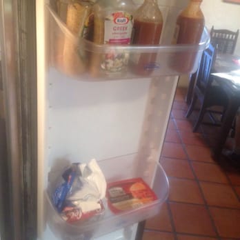 The Maverick Inn - In the fridge on the door there is bread, ham, salad dressing and hot sauce - Hotels Near Me - Alpine, Texas The Maverick Inn - In the fridge on the door there is bread, ham, salad dressing and hot sauce - Hotels Near Me - Alpine, Texas