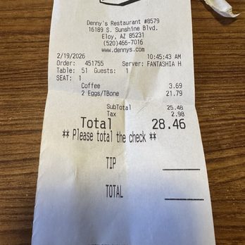 Denny's - Check - American Near Me - Eloy, Arizona Denny's - Check - American Near Me - Eloy, Arizona