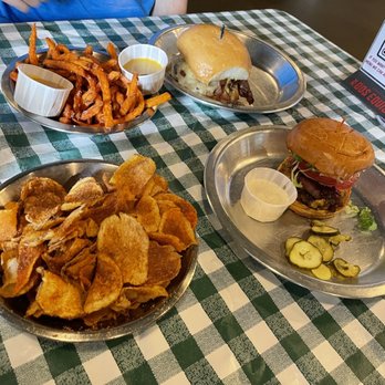 Rodeo Goat - Sweet potato fries, inner beauty, sweet goat chips, brad sham - Burgers Near Me - Dallas, Texas Rodeo Goat - Sweet potato fries, inner beauty, sweet goat chips, brad sham - Burgers Near Me - Dallas, Texas