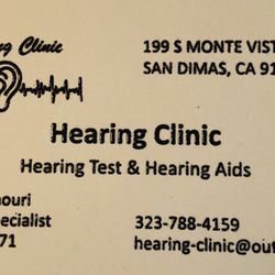 Hearing Clinic - Business card