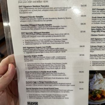Eggs 'n Things - Menu - Breakfast & Brunch Near Me - Honolulu, Hawaii