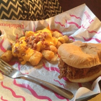 Otter Creek Tavern - Loaded Tots & BBQ Sandwich - Dive Bars Near Me - Vine Grove, Kentucky