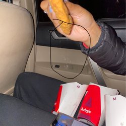 Arby's - A chicken tender with hair