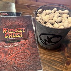 Whiskey Creek Wood Fire Grill - Free peanuts