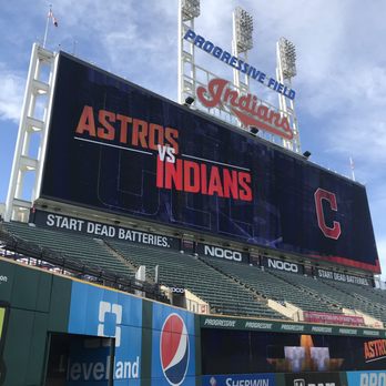 Progressive Field - 30 July 2019 -- Houston Astros vs. Cleveland Indians baseball game (in Cleveland). - Stadiums & Arenas Near Me - Cleveland, Ohio Progressive Field - 30 July 2019 -- Houston Astros vs. Cleveland Indians baseball game (in Cleveland). - Stadiums & Arenas Near Me - Cleveland, Ohio