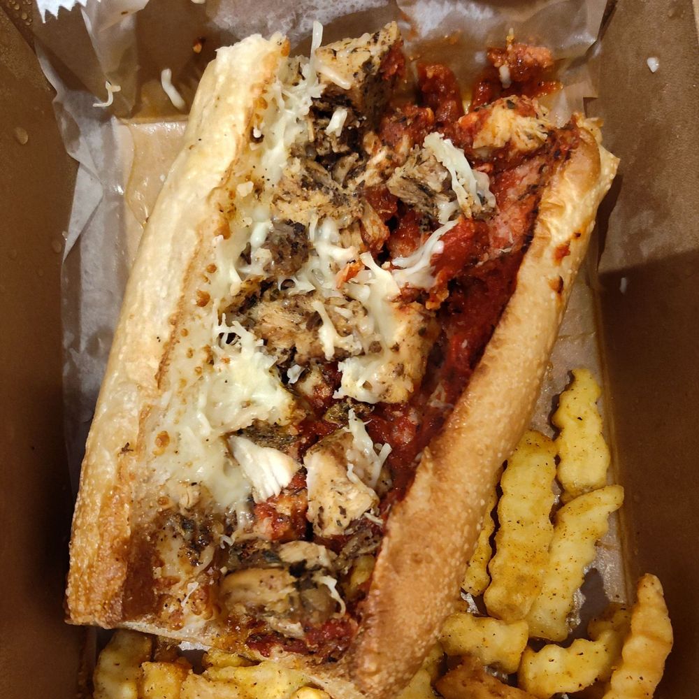Chicken Parmesan sandwich Chicken Parmesan sandwich