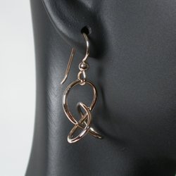 Kerr Studio & Gallery - 14 kt gold-filled trefoil earrings
