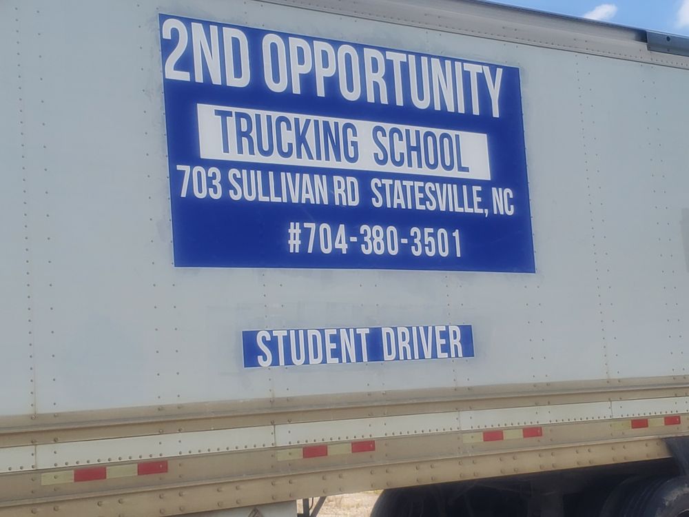 2ND OPPORTUNITY TRUCKING SCHOOL Updated May 2024 703 Sullivan Rd