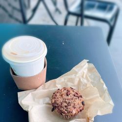 Saint Frank Coffee - Coffee; Chocolate Banana Muffin