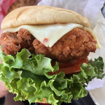 Chick-fil-A - Spicy Spicy Chicken Sandwich Deluxe - Fast Food Near Me - Cerritos, California