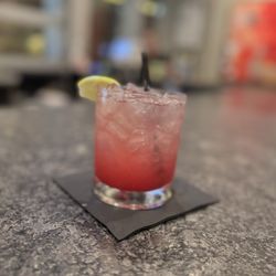 Steakhouse Five - Blueberry Mule with rosemary. Mock Tail.