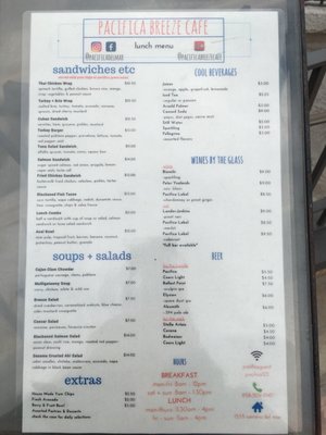 Menu photo 8 Pacifica Breeze Cafe Del Mar, CA