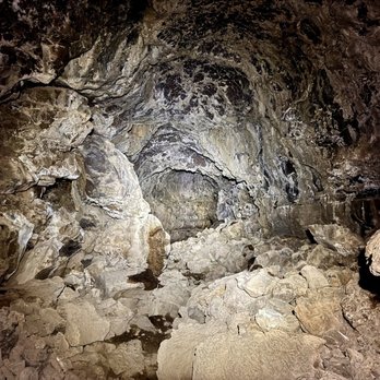 Lava Beds National Monument - Inside one of the caves - Landmarks & Historical Buildings Near Me - Tulelake, California