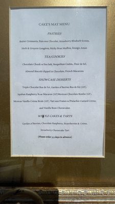 Menu photo 1 Cake Bakery & Cafe Grass Valley, CA