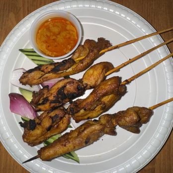 LoveMama - Malaysian Chicken Satay Shish Kebab - Thai Near Me - New York, New York LoveMama - Malaysian Chicken Satay Shish Kebab - Thai Near Me - New York, New York