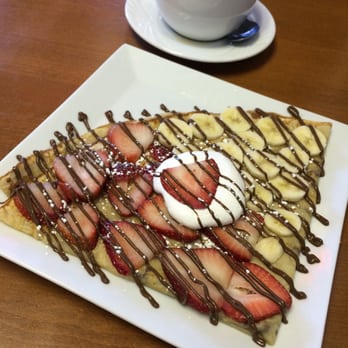 El Cafezito - Classic Strawberry banana Nutella crepe! - Creperies Near Me - Phoenix, Arizona El Cafezito - Classic Strawberry banana Nutella crepe! - Creperies Near Me - Phoenix, Arizona