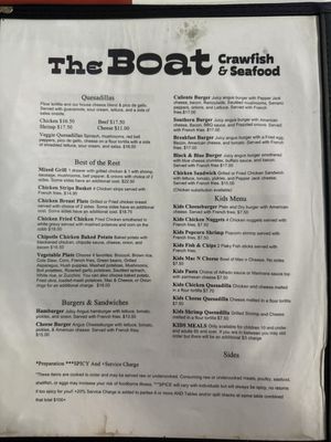 Menu photo 2 The Boat Austin, TX