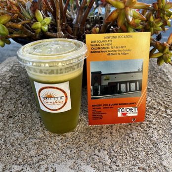 Sunshine Smoothies and Coffee - Yummie fresh squeezed green drink!!! - Coffee & Tea Near Me - Vallejo, California