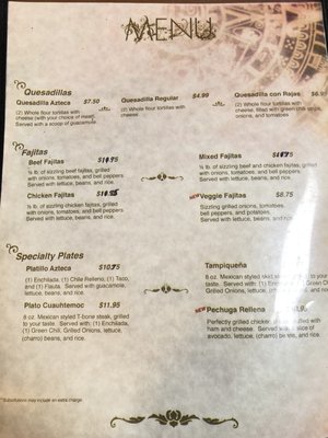 Menu photo 2 La Espiga De Oro Clovis, NM