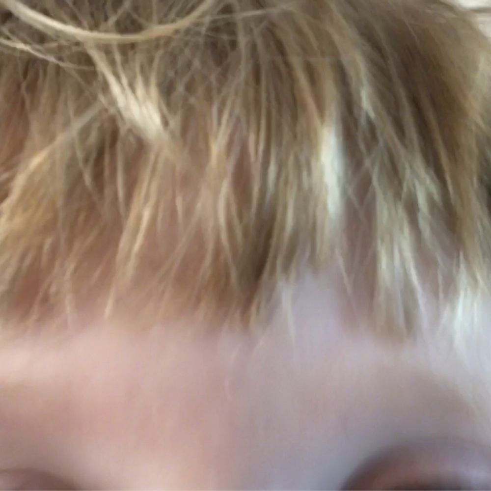 These are how my daughter's bangs look after I requested for them to be straightened multiple times. These are how my daughter's bangs look after I requested for them to be straightened multiple times.