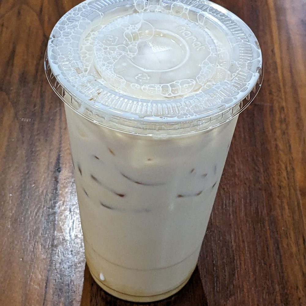 Corner Bakery Cafe - Large Iced Chai Latte. The menu only specifies Medium for this drink, but you can get a Large - Sandwiches Near Me - Lakewood, California Corner Bakery Cafe - Large Iced Chai Latte. The menu only specifies Medium for this drink, but you can get a Large - Sandwiches Near Me - Lakewood, California