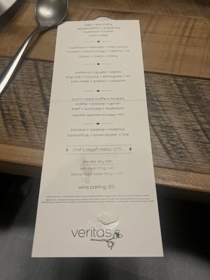 Menu photo 1 Veritas Columbus, OH Menu photo 1 Veritas Columbus, OH