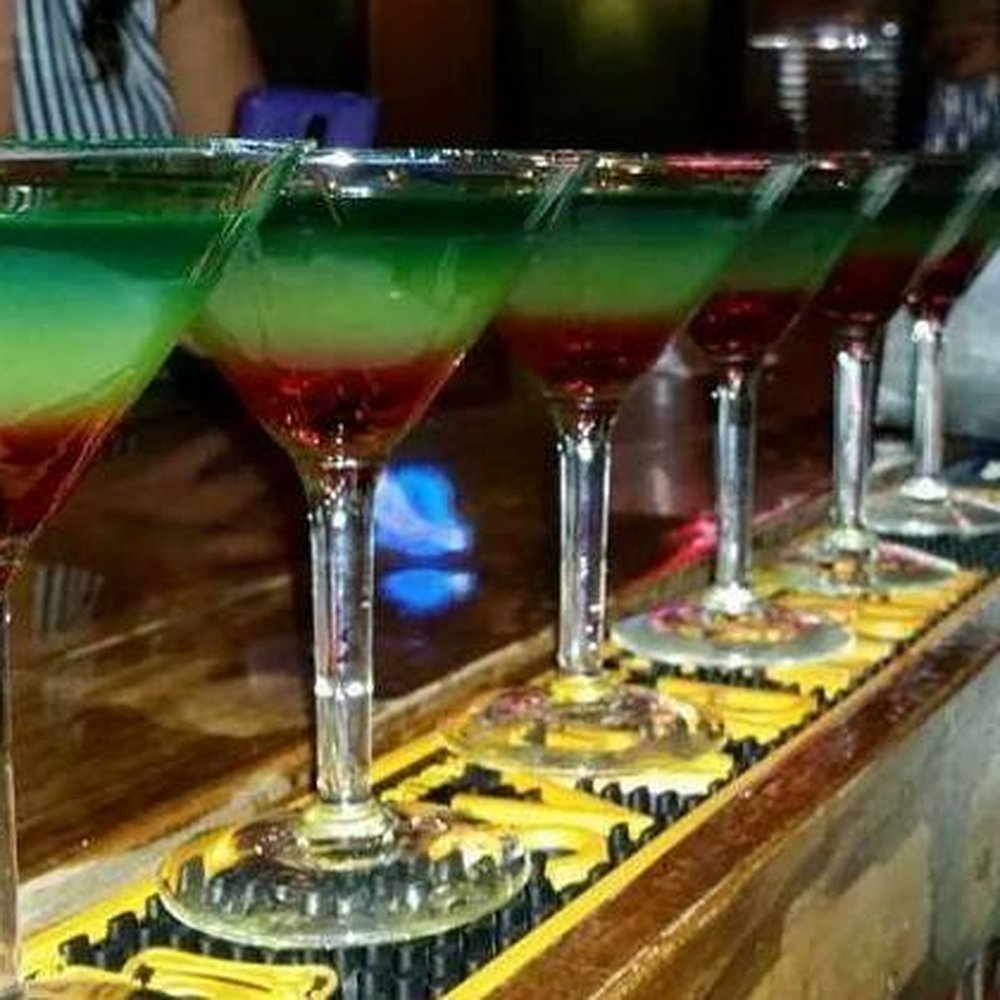 Billy's Clubhouse - a row of colorful cocktails - Dive Bars Near Me - Macon, Georgia Billy's Clubhouse - a row of colorful cocktails - Dive Bars Near Me - Macon, Georgia