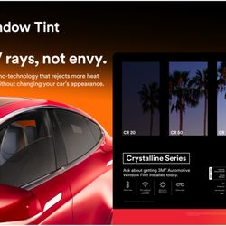 Edgeless Auto Tint Specialist - 3M Crystalline film options