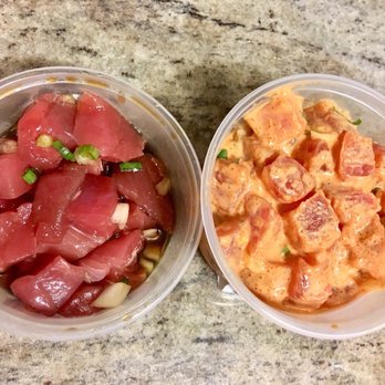 Safeway - Shoyu Ahi Poke and Spicy Ahi Poke - Grocery Near Me - Honolulu, Hawaii