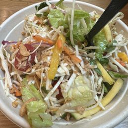 Green mango/green papaya bowl