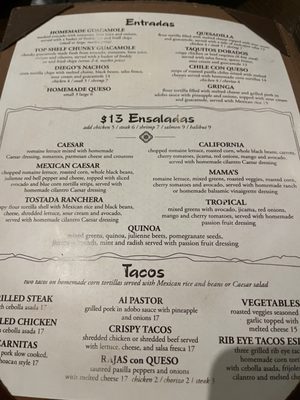 Menu photo 5 Los Arroyos Carmel, IN