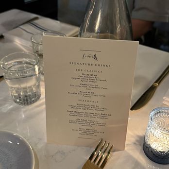 The Corner - cocktail menu - Cocktail Bars Near Me - Brooklyn, New York